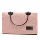 Mint Floral Embossed Top Handle Handbag