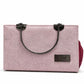 Floral Embossed Top Handle Handbag