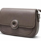Ribbed Round Clasp Clutch