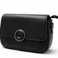 Ribbed Round Clasp Clutch
