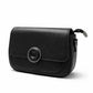 Cream Ribbed Round Clasp Clutch