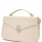 Cream Envelope Top Handle Handbag