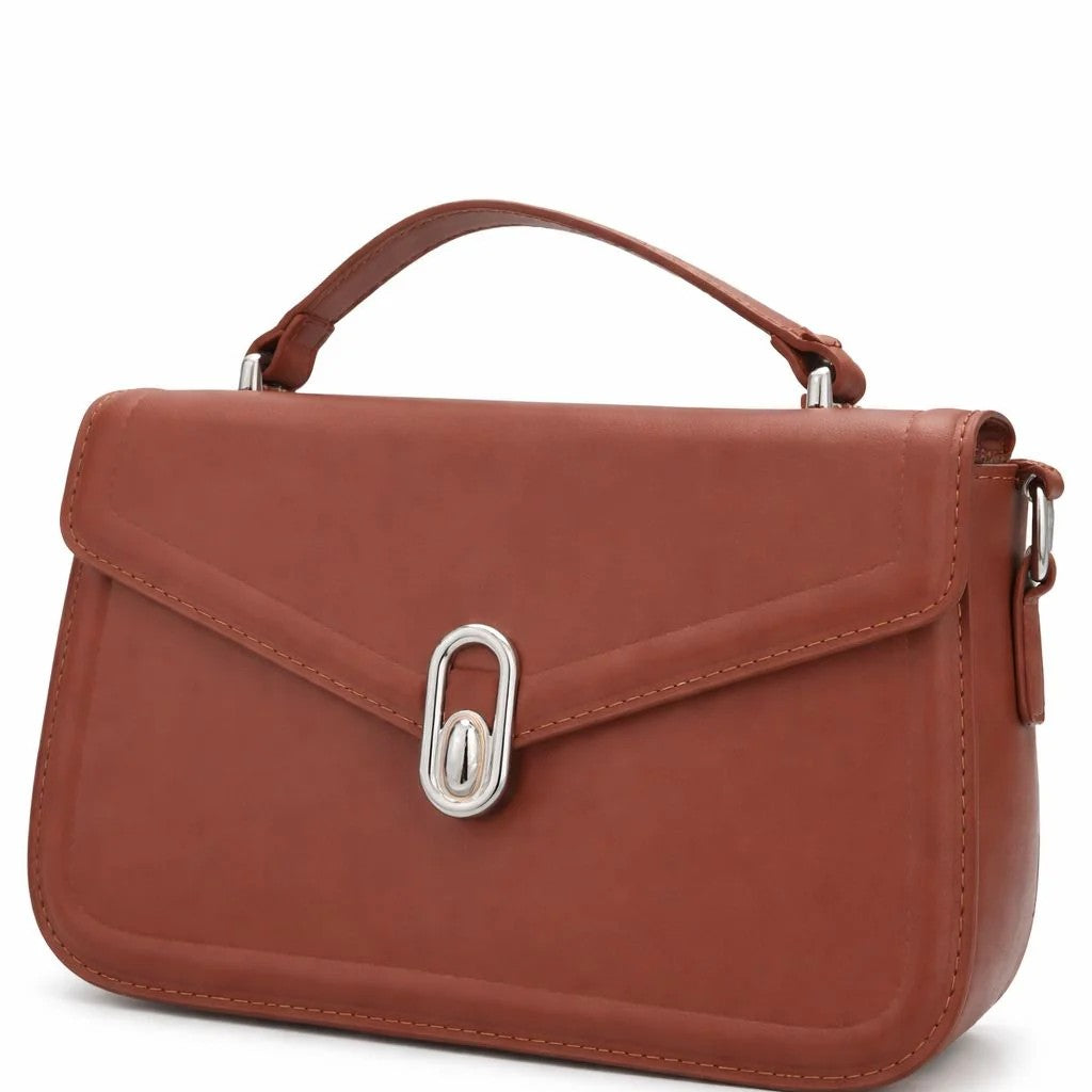 Envelope Top Handle Handbag