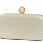 Pearl Clasp Evening Clutch