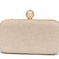 Pearl Clasp Evening Clutch