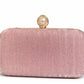 Pearl Clasp Evening Clutch