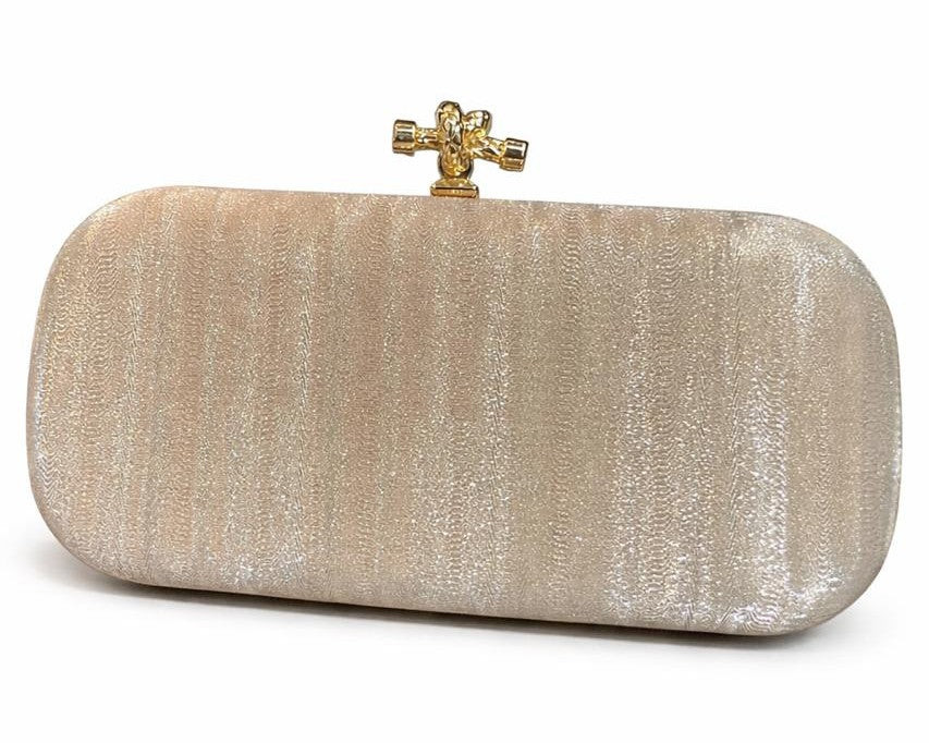 Bow Clasp Evening Clutch