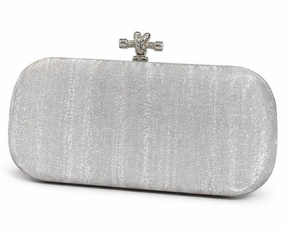 Bow Clasp Evening Clutch