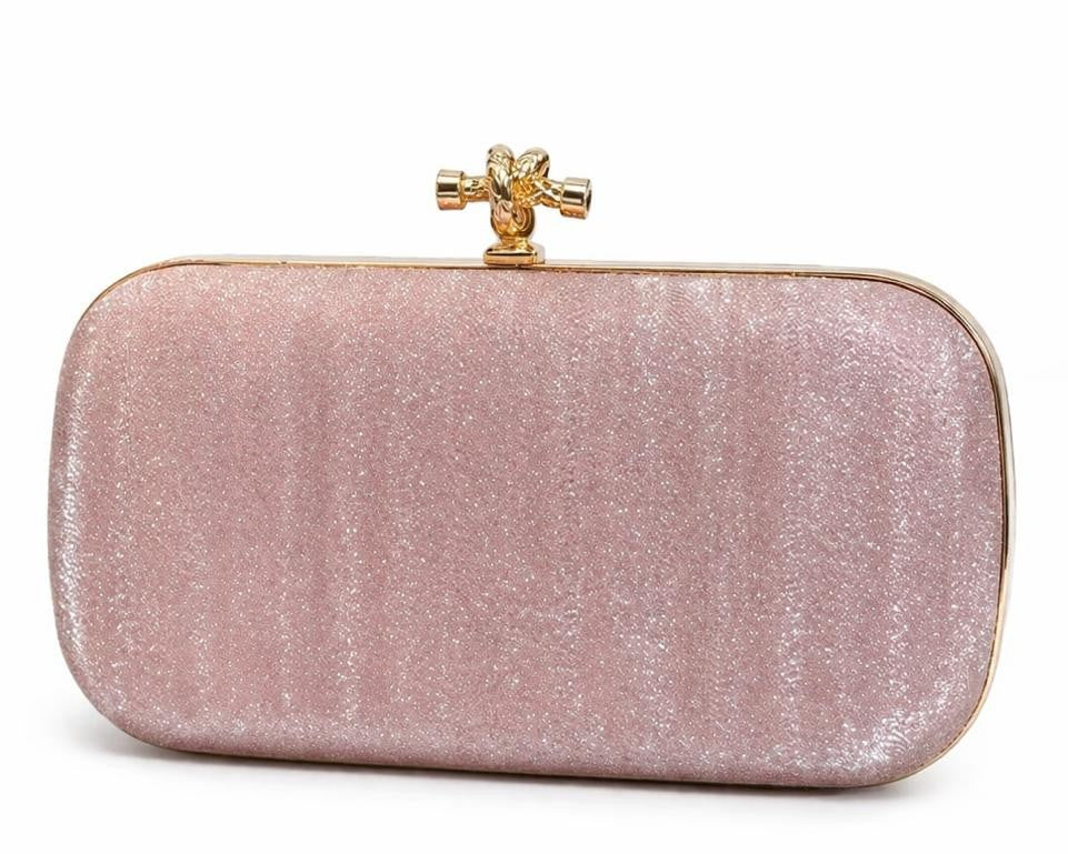 Bow Clasp Evening Clutch