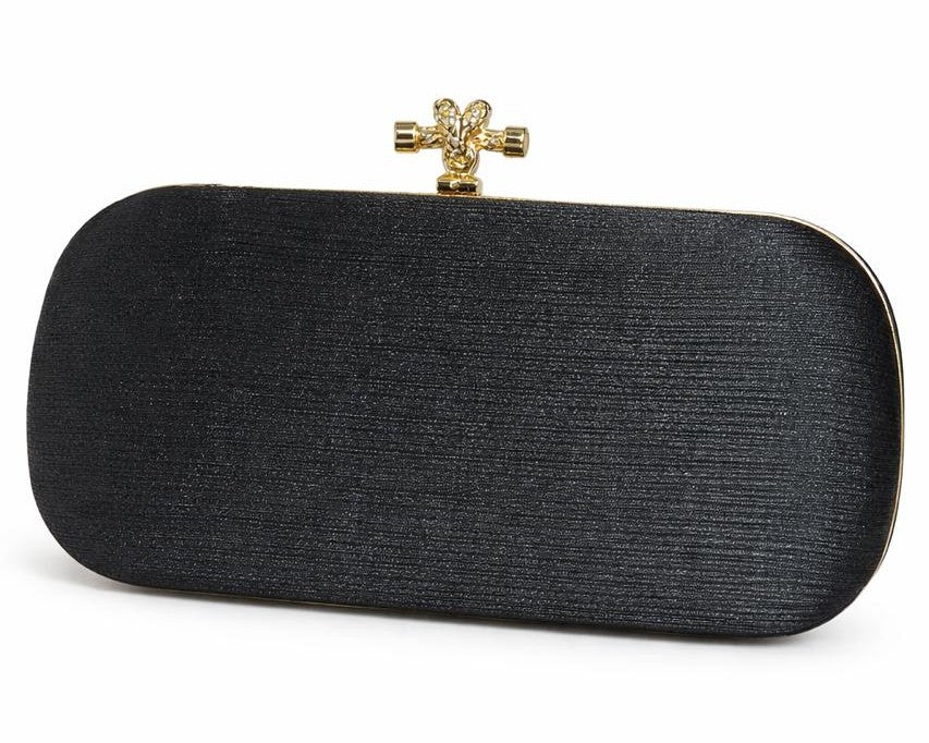 Bow Clasp Evening Clutch
