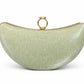 Crescent Ring Clasp Evening Clutch