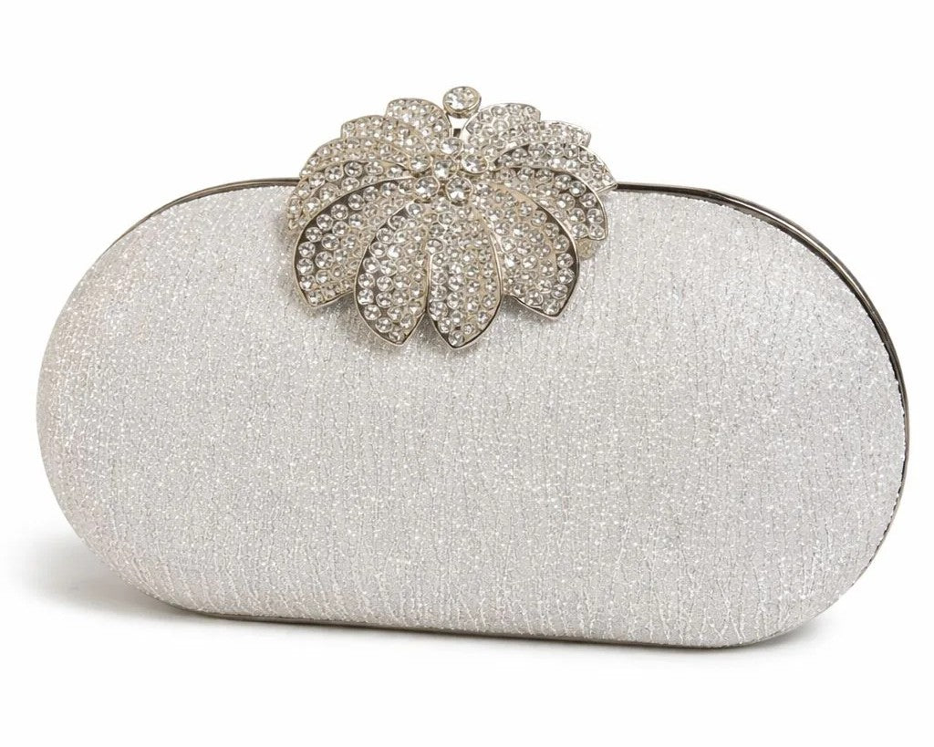 Floral Crystal Clutch