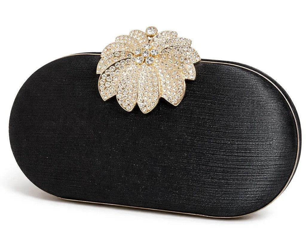 Floral Crystal Clutch