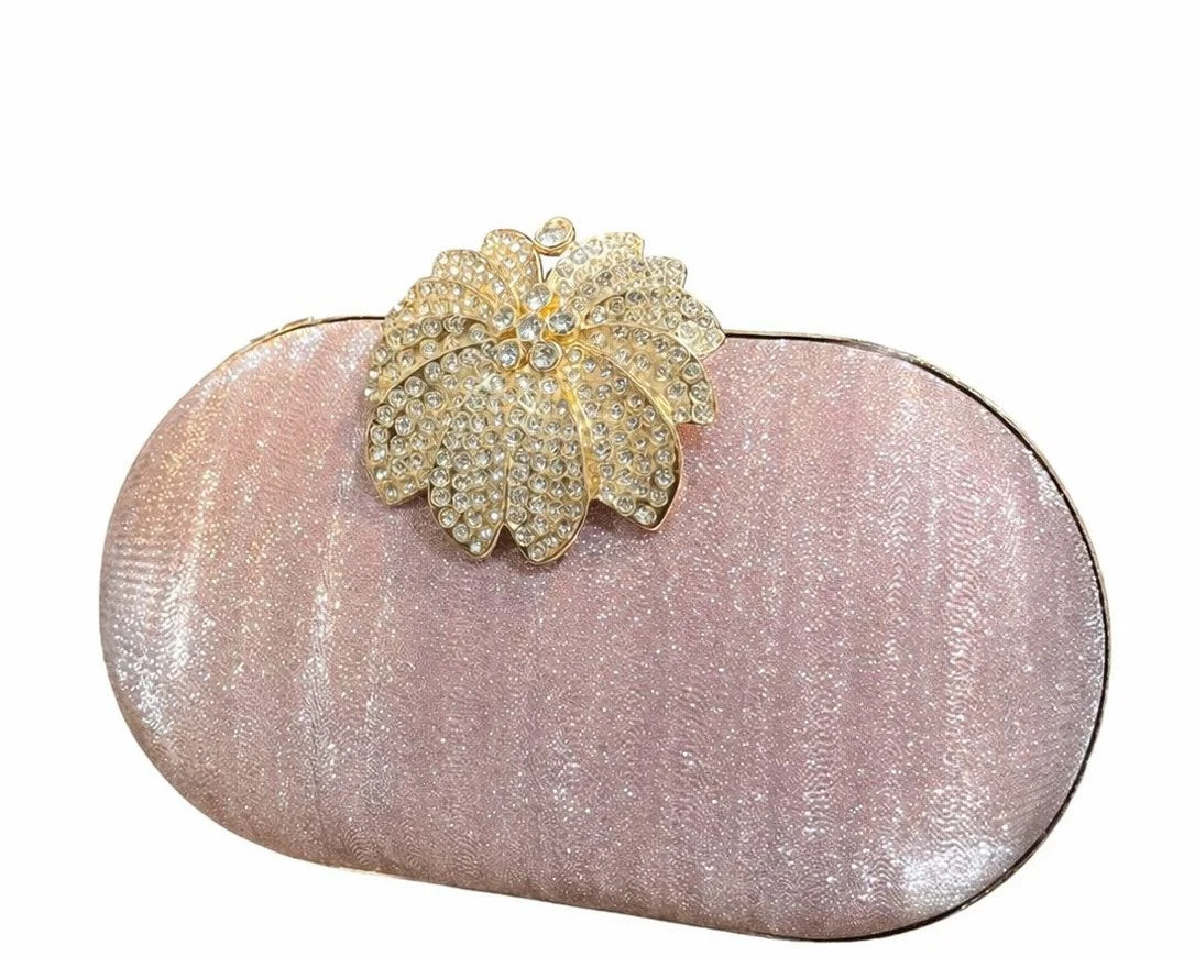Floral Crystal Clutch