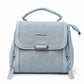Woven Zip Top Handle Handbag