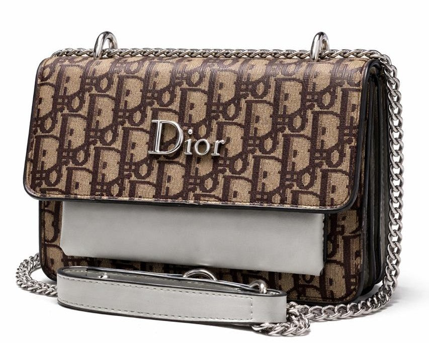 Monogram Chain Crossbody Bag