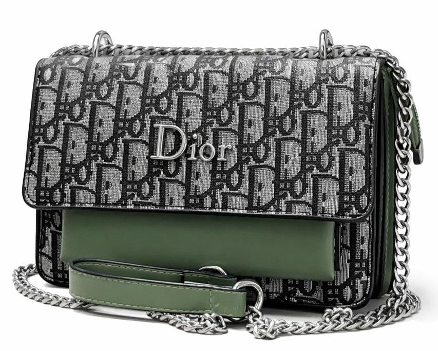 Monogram Chain Crossbody Bag