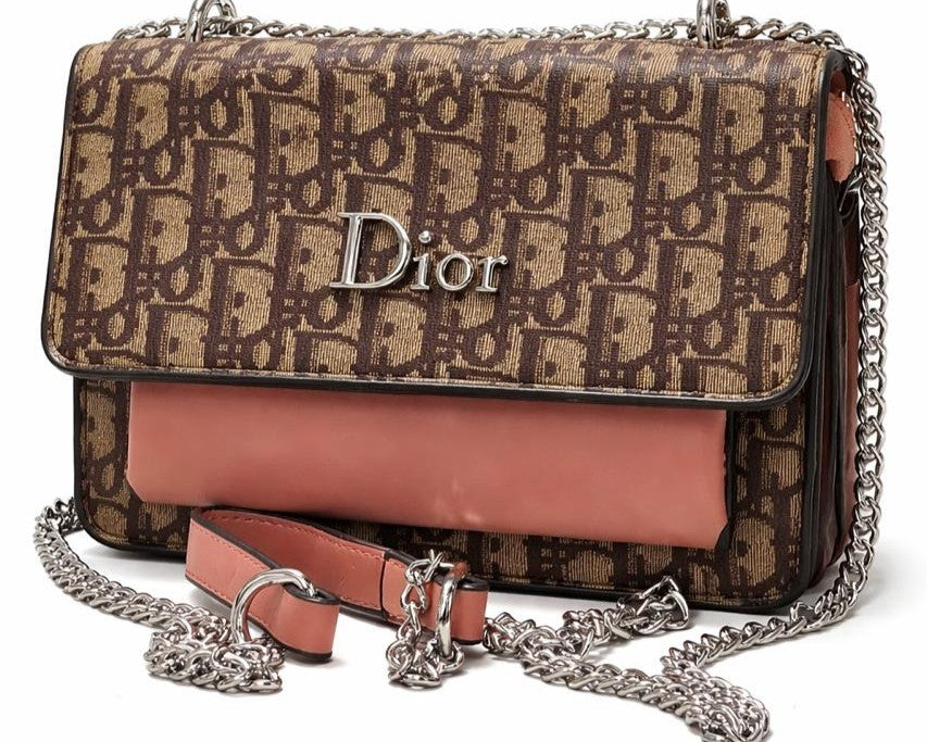 Monogram Chain Crossbody Bag