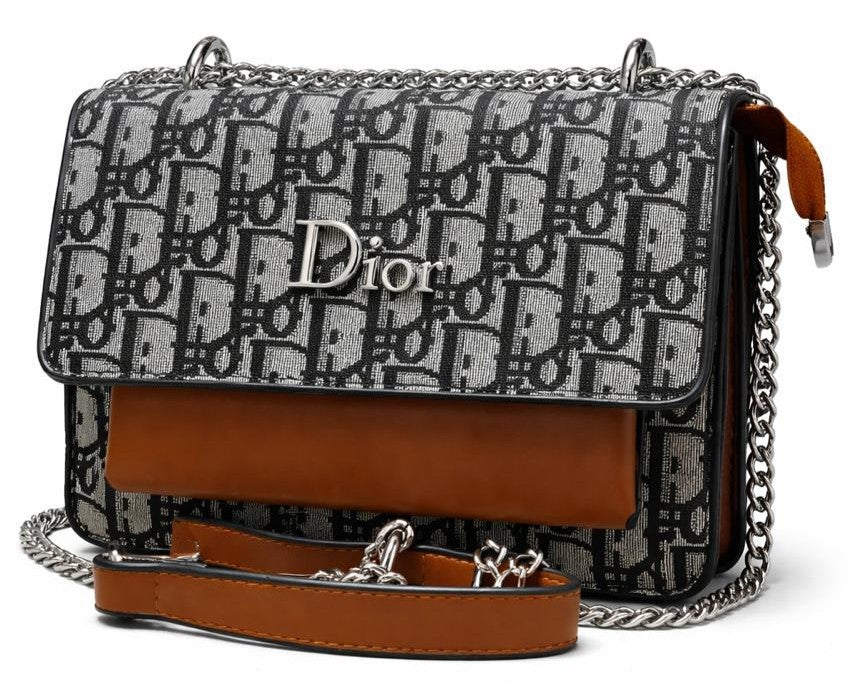 Monogram Chain Crossbody Bag