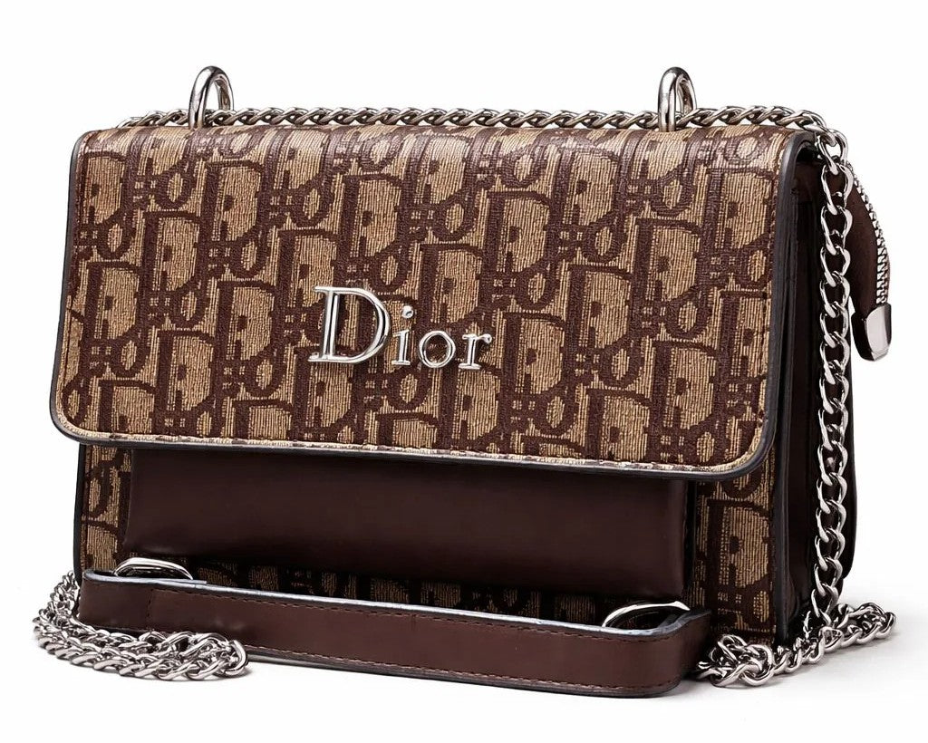 Monogram Chain Crossbody Bag