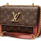 Monogram Chain Crossbody Bag