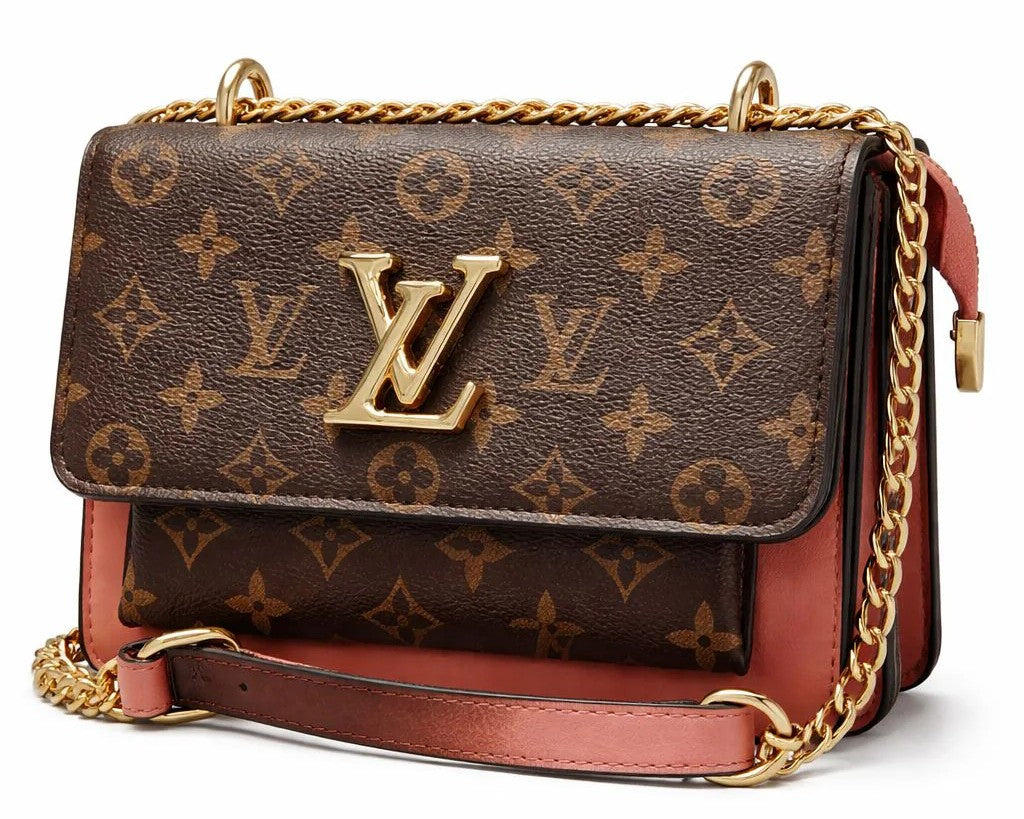 Monogram Chain Crossbody Bag
