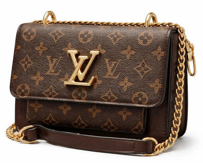 Monogram Chain Crossbody Bag