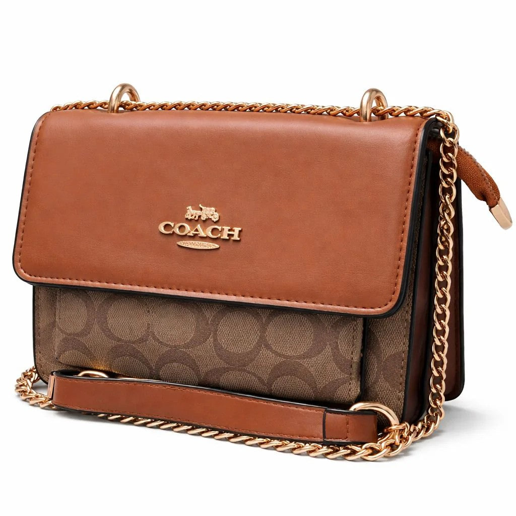 Monogram Chain Crossbody Bag