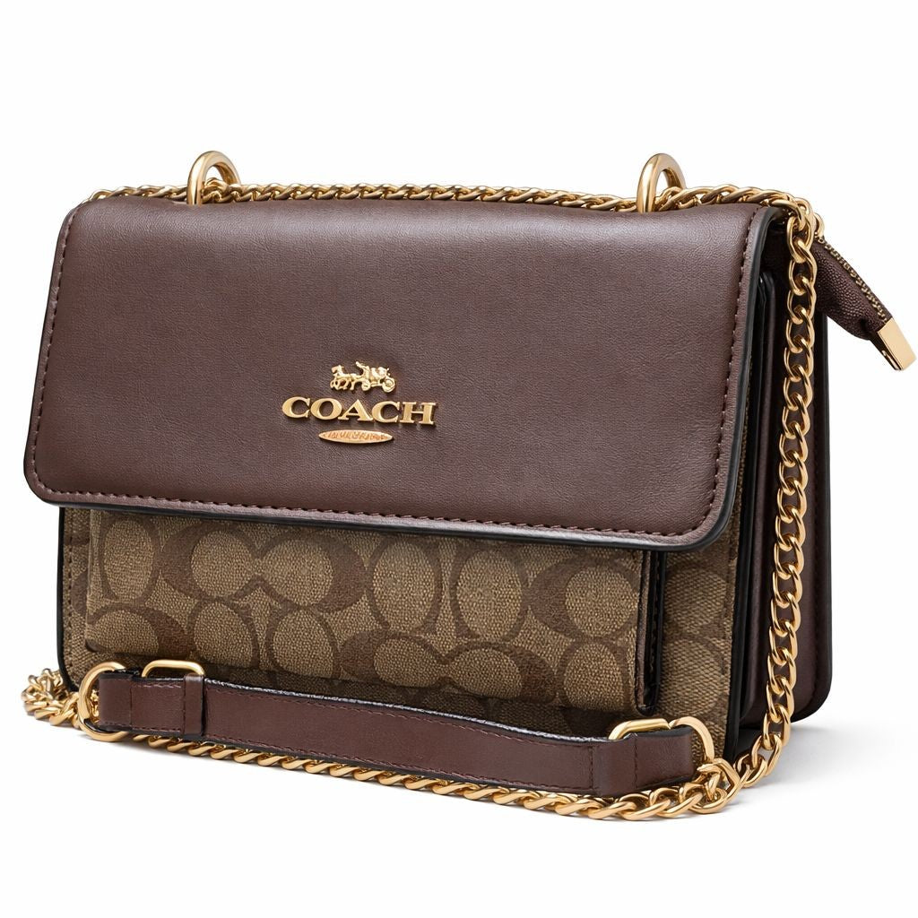 Monogram Chain Crossbody Bag