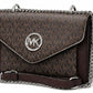 Charcoal Monogram Chain Crossbody Bag