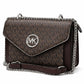 Charcoal Monogram Chain Crossbody Bag