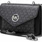 Charcoal Monogram Chain Crossbody Bag