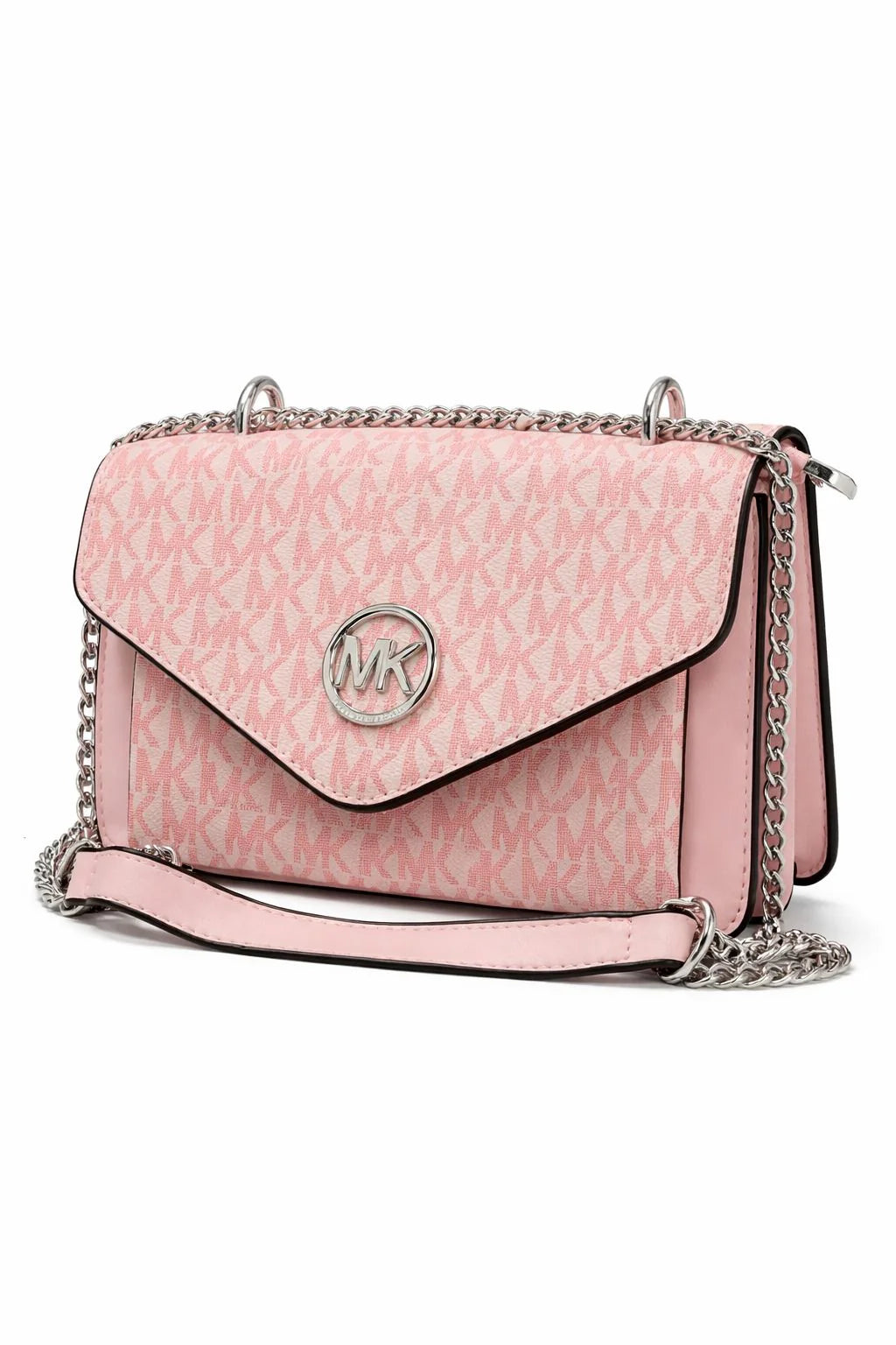 Charcoal Monogram Chain Crossbody Bag