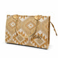 Emerald Geometric Top Handle Handbag