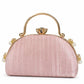 Silver Pearl Top Handle Clutch