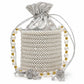 Golden Pearl Beaded Potli Bag