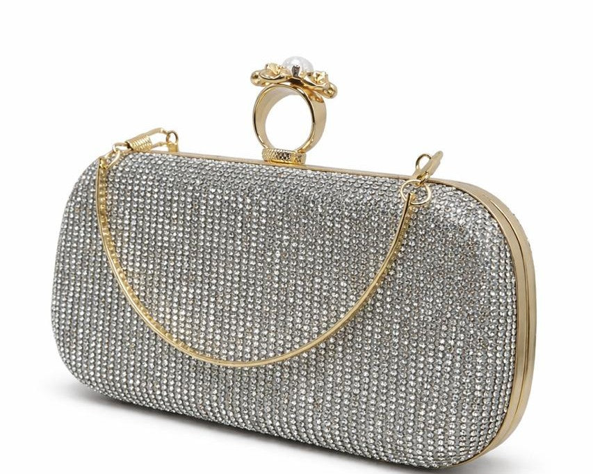 Crystal Ring Clutch