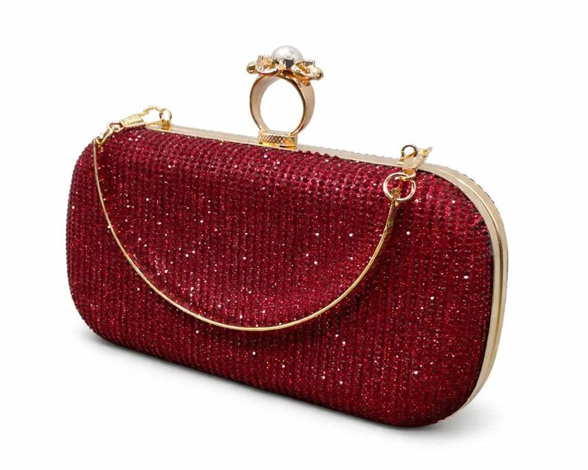 Crystal Ring Clutch