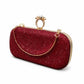 Gold Crystal Ring Clutch