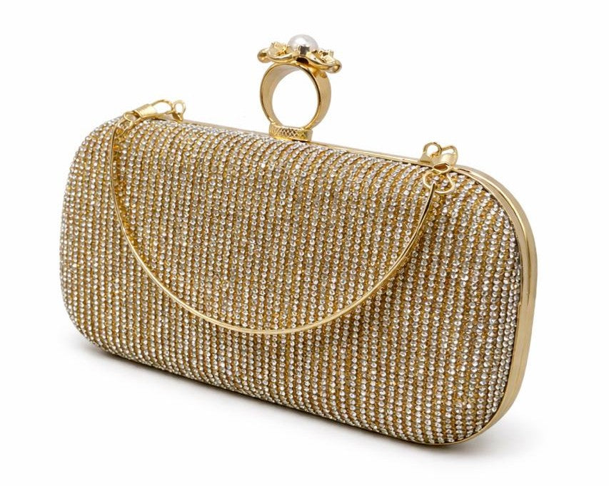Crystal Ring Clutch