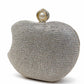 Pearl Rhinestone Clutch