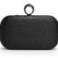 Crystal Ring Clasp Evening Clutch