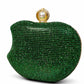 Pearl Rhinestone Clutch