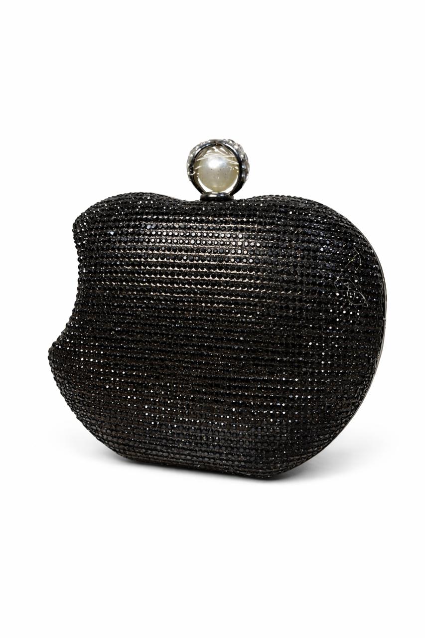 Pearl Rhinestone Clutch