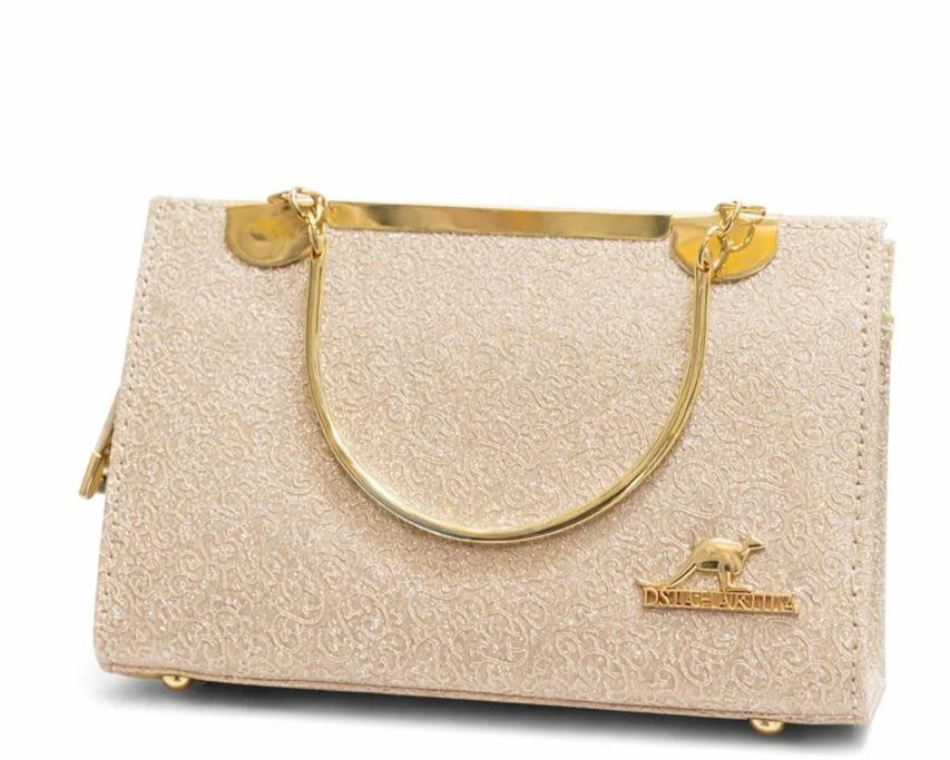 Embossed  Handle Clutch