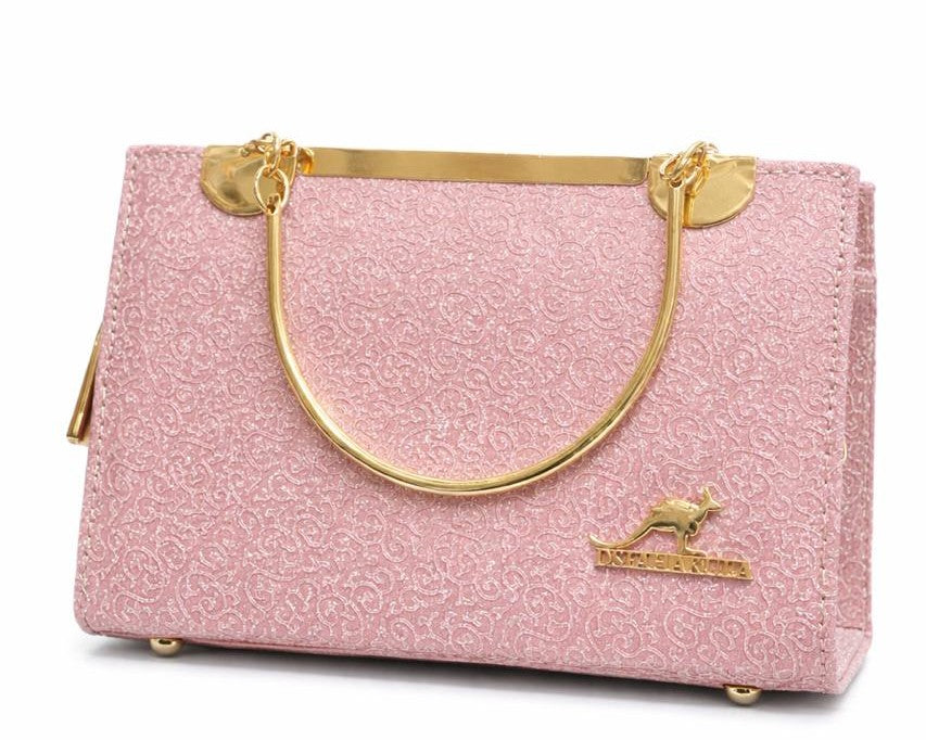 Embossed  Handle Clutch