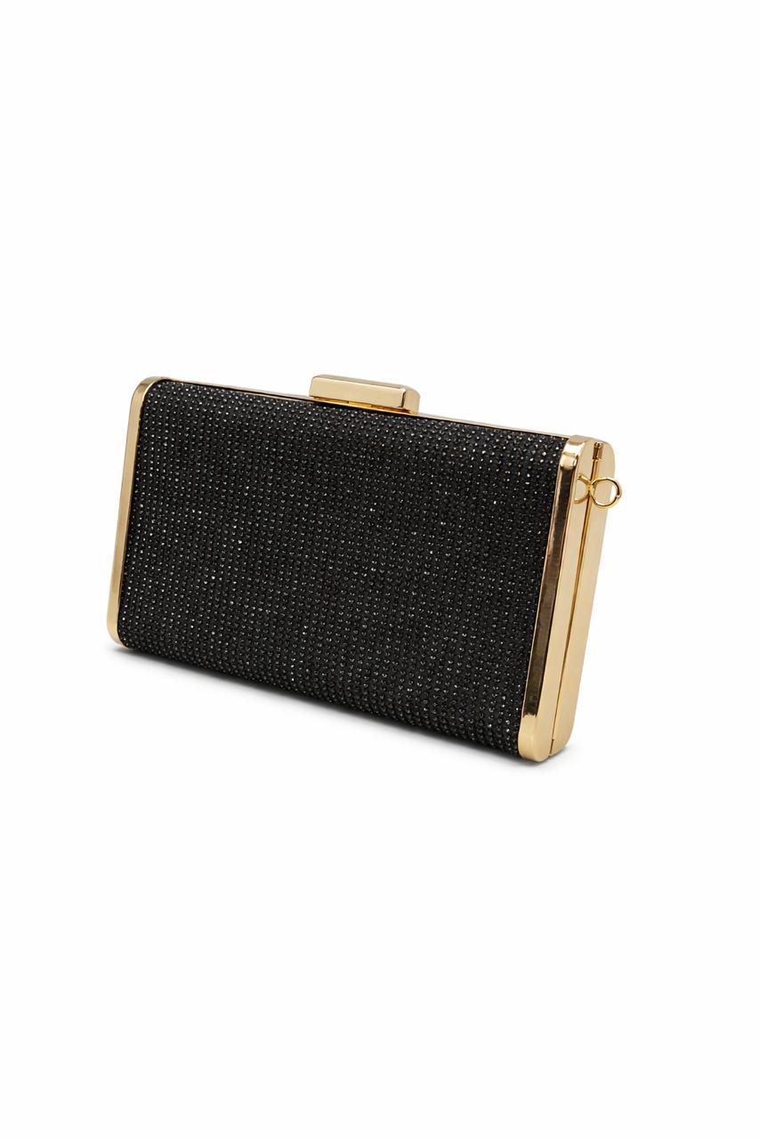 Golden Crystal Evening Clutch