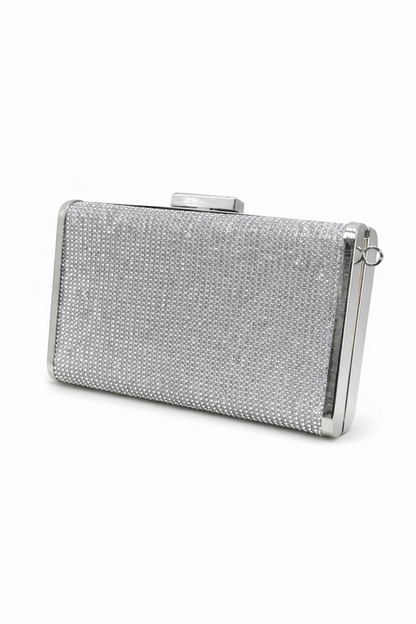 Golden Crystal Evening Clutch