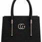 Tan Textured Top Handle Handbag
