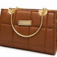 Sage Quilted Top Handle Handbag